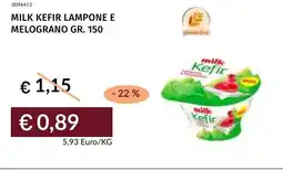 Prezzemolo e Vitale Milk kefir lampone e melograno offerta