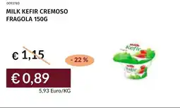 Prezzemolo e Vitale Milk kefir cremoso fragola offerta