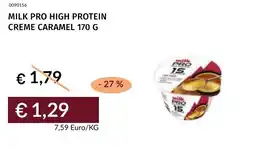 Prezzemolo e Vitale Milk pro high protein creme caramel offerta
