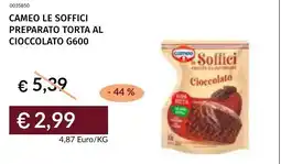 Prezzemolo e Vitale Cameo le soffici preparato torta al cioccolato offerta