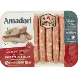 Ipercoop SALSICCIA CON POLLO E TACCHINO AMADORI offerta