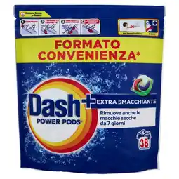 Coop NUOVO DETERSIVO LIQUIDO PER LAVATRICE CONCENTRATO POWER PODS DASH offerta