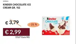 Prezzemolo e Vitale Kinder chocolate ice cream offerta