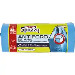 Coop SACCHI ANTIFORO CON MANICI BLU DOMOPAK SPAZZY offerta