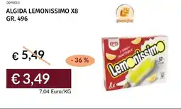 Prezzemolo e Vitale Algida lemonissimo offerta