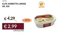 Prezzemolo e Vitale Elite sorbetto limone offerta