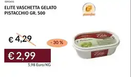 Prezzemolo e Vitale Elite vaschetta gelato pistacchio offerta