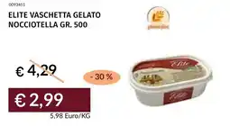 Prezzemolo e Vitale Elite vaschetta gelato nocciotella offerta