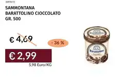 Prezzemolo e Vitale Sammontana barattolino cioccolato offerta
