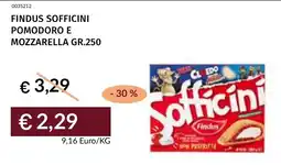 Prezzemolo e Vitale Findus sofficini pomodoro e mozzarella offerta