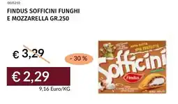 Prezzemolo e Vitale Findus sofficini funghi e mozzarella offerta