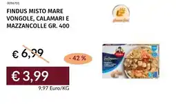 Prezzemolo e Vitale Findus misto mare vongole, calamari e mazzancolle offerta