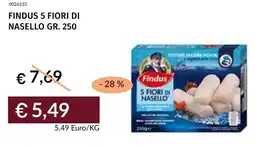 Prezzemolo e Vitale Findus 5 fiori di nasello offerta