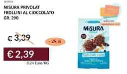 Prezzemolo e Vitale Misura privolat frollini al cioccolato offerta