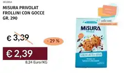 Prezzemolo e Vitale Misura privolat frollini con gocce offerta