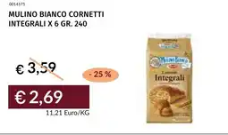 Prezzemolo e Vitale Mulino bianco cornetti integrali offerta
