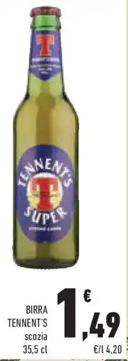 Conad Superstore Birra TENNENT'S scozia offerta
