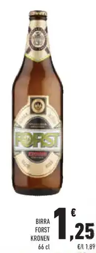 Conad Superstore Birra FORST Kronen offerta