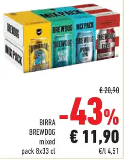Conad Superstore BIRRA BREWDOG mixed pack offerta