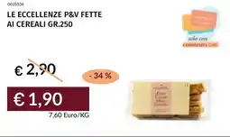 Prezzemolo e Vitale Le eccellenze p&v fette ai cereali offerta