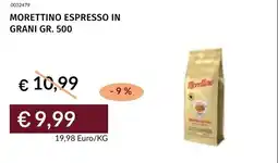 Prezzemolo e Vitale Morettino espresso in grani offerta
