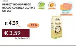 Prezzemolo e Vitale Perfect bio porridge biologico senza glutine offerta