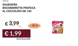 Prezzemolo e Vitale Galbusera biscobarretta proteica al cioccolato offerta