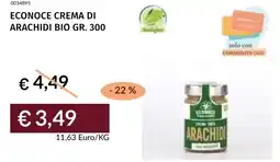 Prezzemolo e Vitale Econoce crema di arachidi bio offerta