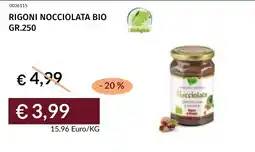 Prezzemolo e Vitale Rigoni nocciolata bio offerta