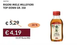 Prezzemolo e Vitale Rigoni miele millefiori top down offerta