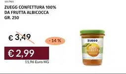 Prezzemolo e Vitale Zuegg confettura 100% da frutta albicocca offerta