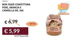Prezzemolo e Vitale Bon tajer confettura pere, arancia e cannella offerta