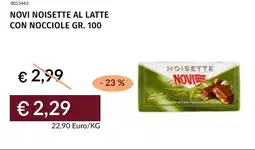 Prezzemolo e Vitale Novi noisette al latte con nocciole offerta