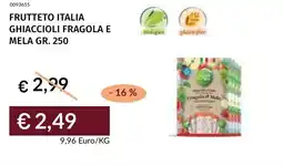 Prezzemolo e Vitale Frutteto italia ghiaccioli fragola e mela offerta