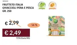 Prezzemolo e Vitale Frutteto italia ghiaccioli pera e pesca offerta