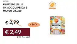 Prezzemolo e Vitale Frutteto italia ghiaccioli pesca e mango offerta