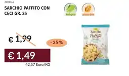 Prezzemolo e Vitale Sarchio paffito con ceci offerta