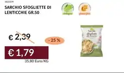 Prezzemolo e Vitale Sarchio sfogliette di lenticchie offerta