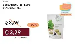 Prezzemolo e Vitale Deseo biscotti pesto genovese offerta