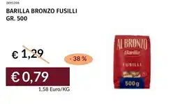Prezzemolo e Vitale Barilla bronzo fusilli offerta