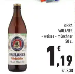 Conad Superstore Birra PAULANER weisse münchner offerta