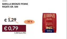 Prezzemolo e Vitale Barilla bronzo penne rigate offerta