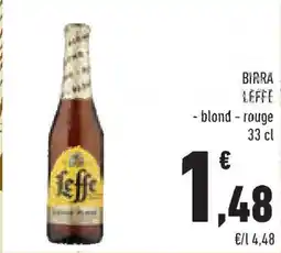 Conad Superstore BIRRA LEFFE - blond-rouge offerta