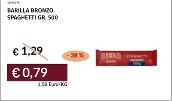 Prezzemolo e Vitale Barilla bronzo spaghetti offerta