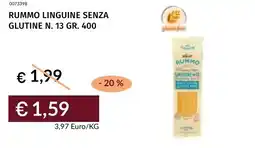 Prezzemolo e Vitale Rummo linguine senza glutine n. 13 offerta