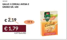 Prezzemolo e Vitale Gallo 3 cereali avena e grano offerta