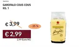 Prezzemolo e Vitale Garofalo cous cous offerta