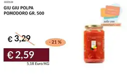 Prezzemolo e Vitale Giu giu polpa pomodoro offerta