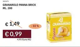 Prezzemolo e Vitale Granarolo panna brick offerta