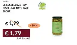 Prezzemolo e Vitale Le eccellenze p&v piselli al naturale offerta